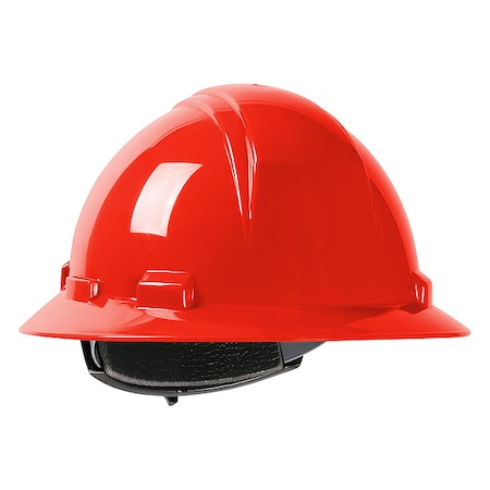 Hard Hat, Dynamic, HDPE, 4 Point Ratchet, Type 1, Class E, Red