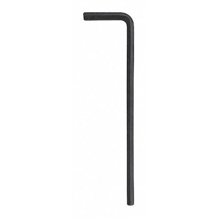 Plain L Key Hex Key, 5 mm Tip Size, 4 9/16 in Long, 5 mm Short
