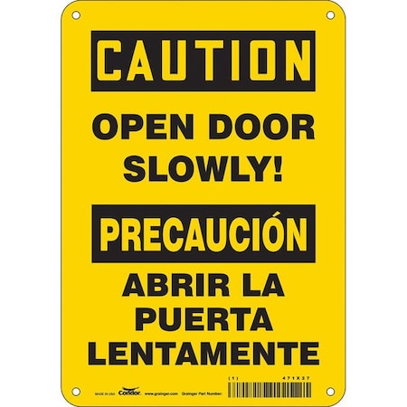 Caution, Open Door Slowly!/Abrir La Puerta Lentamente, 7 in W x 10 in H, 471X27