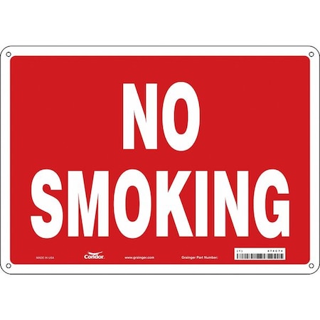 Safety Sign, 10" H, 14 in W, Polyethylene, Horizontal Rectangle, English, 474C74
