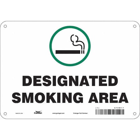 Safety Sign, 7" H, 10" W,  Vertical Rectangle, English, 474M17