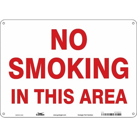 Safety Sign, 10" H, 14 in W,  Horizontal Rectangle, English, 474G33
