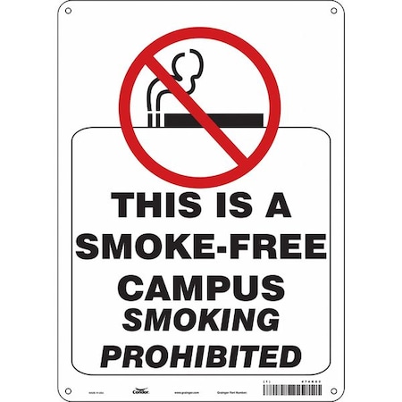 Safety Sign, 14 in H, 10" W,  Vertical Rectangle, English, 474K82