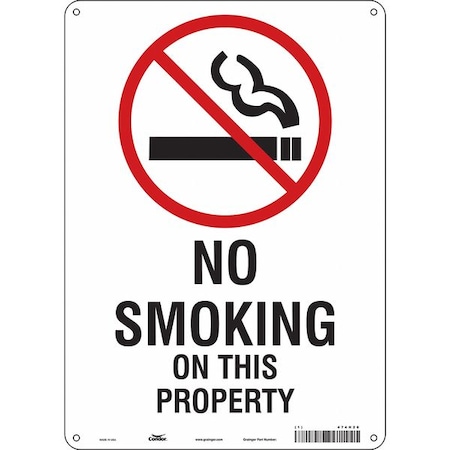 Safety Sign, 14 in H, 10" W,  Vertical Rectangle, English, 474H26