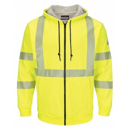 Men's Flame-Resistant Hooded Sweatshirt, 35 cal/sq cm, L, CoolTouch 2