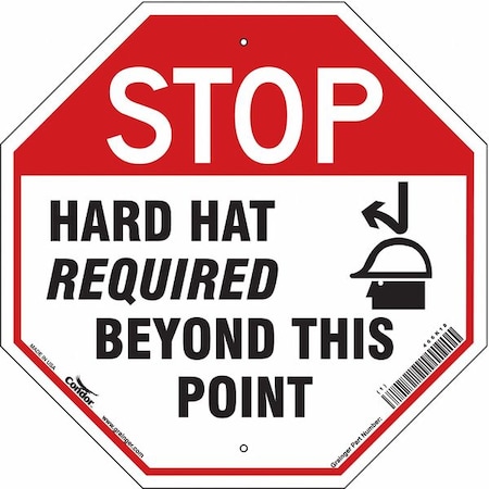 Safety Sign,Personal Protection,18" H, 466K18