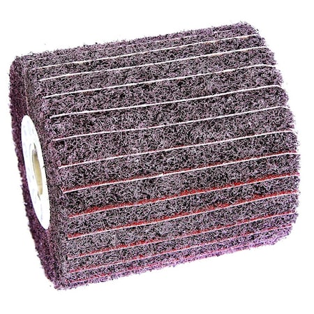 Fleece Wheel Mixed Grits 60/100 4" X 4