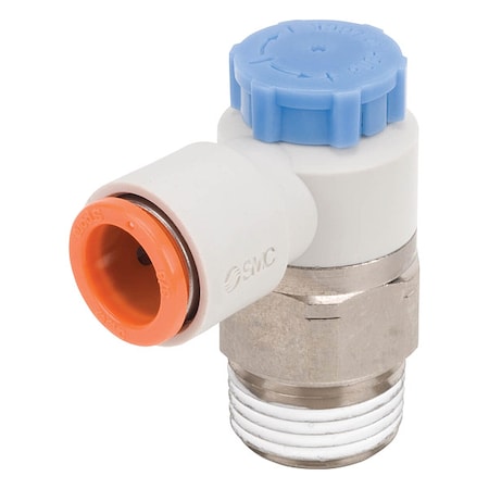 Speed Control Valve,1/4 In Tube,3/8 In