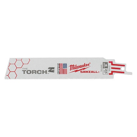 6" 24 TPI The Torch SAWZALL Blades (5 Pk)