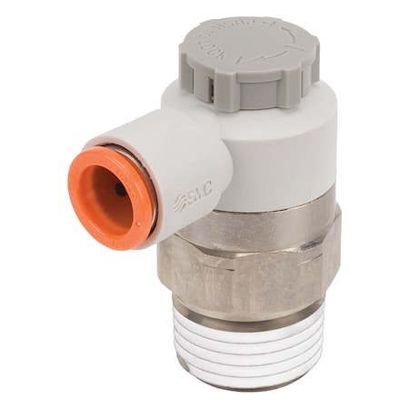 Speed Control Valve,1/2 In,NPT x Tube