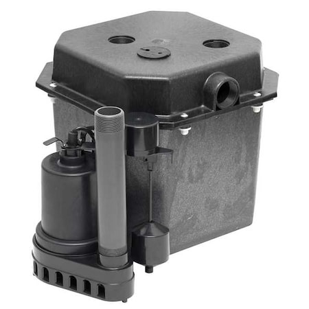Sink Pump System,1/3 HP,Thermoplastic