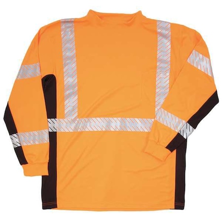 Unisex T-Shirt, Polyester, Orange, XL