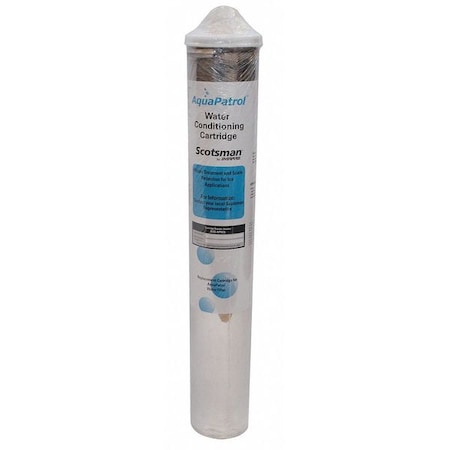 Ice Maker Quick Connect Water Filter, 5 micron, 2 gpm, 15,000 gal, 15 in Overall Ht, 3-1/4 in Dia