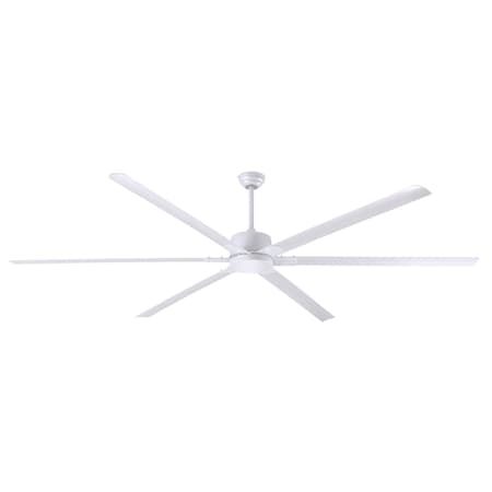 Ceiling Fan, 120 in Blade Dia, 6 Blades, 5 Speeds, 120V AC, White