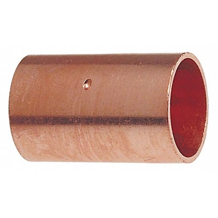 3/8" NOM C Copper Coupling with Stop