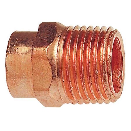 1" NOM C x 1/2" MNPT Copper Adapter