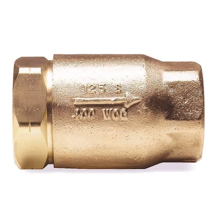 1-1/2" FNPT Lead Free Bronze Ball Cone Check Valve