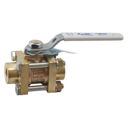 3/4" FNPT Bronze Ball Valve Inline