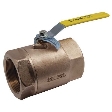 1" FNPT Bronze Ball Valve Inline