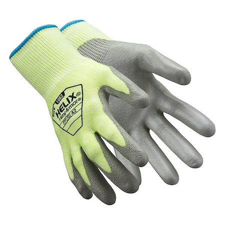 Knit Gloves, Cut Level A2 ,Polyurethane ,Textured ,XL 1 PR