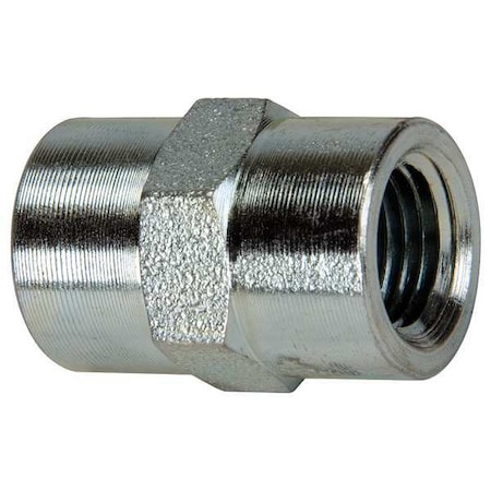 FZ1605, High Pressure Fitting, Coupling, 10,000 psi, Connection 1/4" NPTF Female to 1/4" NPTF Female