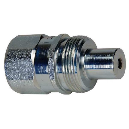 Hydraulic Quick Connect Hose Coupling, Steel Body, Sleeve Lock, 3/8"-18 Thread Size, SPEE-D Series