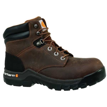 Men's 6-Inch Work Boot, 10 1/2, Composite Toe, 6 in H, Brown, CMF6366