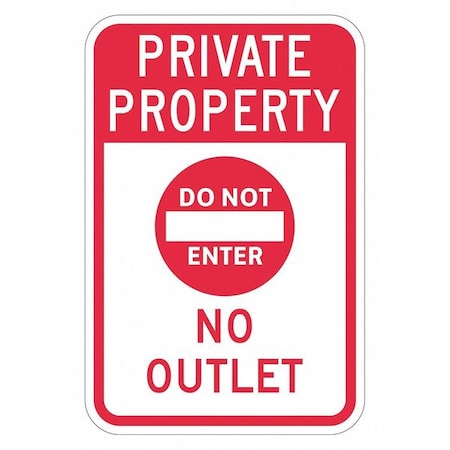 Do Not Enter & Wrong Way Traffic Sign, 18 in H, 12 in W, Aluminum, Vertical, T1-1928-HI_12x18
