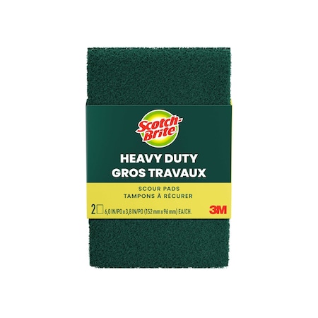 222 SCOTCH BRITE HD SCOUR PAD 10/2 PK