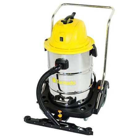 Industrial, Shop Vacuum, 20 gal, Standard, 114 cfm, 1 1/2 hp