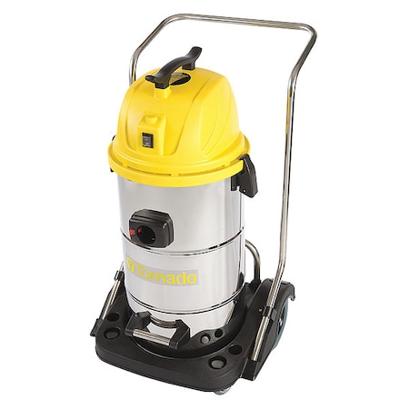 Industrial, Shop Vacuum, 15 gal, Standard, 114 cfm, 1 1/2 hp