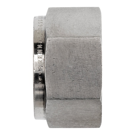 Strt, SS, Comp. 1/4 in, Tube Stub 1/2 in