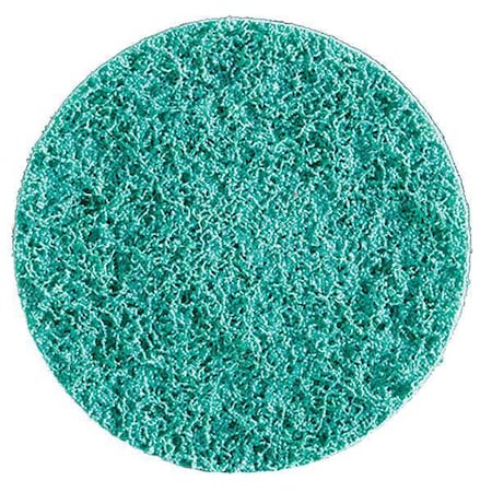Hook-and-Loop Surface Conditioning Disc, 4" Dia, No Hole, Aluminum Oxide, 120 Grit, Non-Woven Type