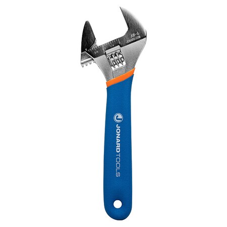 Adj. Wrench,6",15/16" Cap.,Chrome
