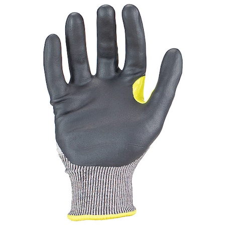 Knit Gloves, Cut Level A3 ,Dipped ,Foam Nitrile ,Sandy ,XL 1 PR