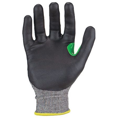 Knit Gloves, Cut Level A2 ,Dipped ,Foam Nitrile ,Smooth ,M 1 PR