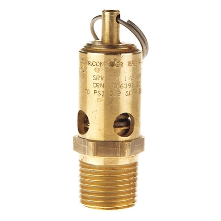 Safety Valve,1/2" (M) NPT Inlet