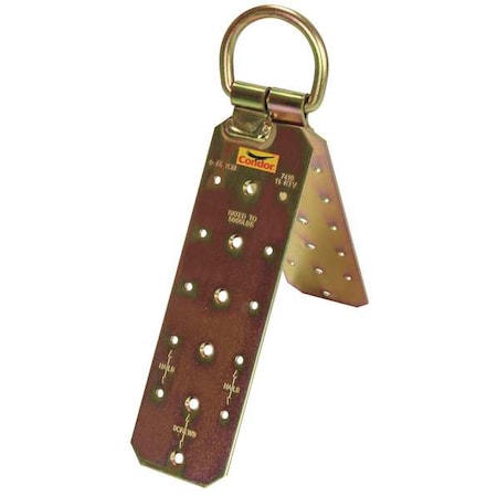 Roof Anchor, 20 1/2 in Length, 310 lb Weigth Capacity, Steel Anchor, 5,000 lb Tensile Strength