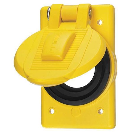 1 Gang -Gang Vertical Weatherproof Cover, 2 27/32 in W, 4 9/16 in H