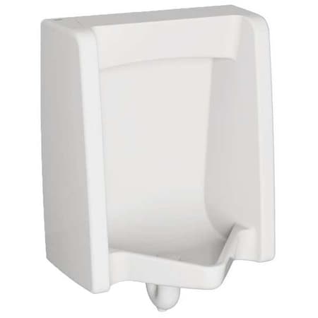 Concealed Inlet Washout Urinal, 0.125 to 1.0 gpf, Wall Mount
