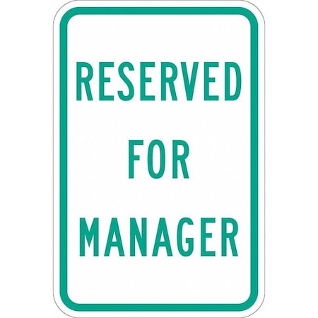 Employee Parking Sign,18" x 12, T1-1202-EG_12x18