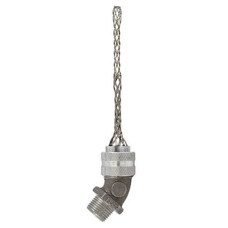 Strain Relief Cord Grip,45,1/2 in.