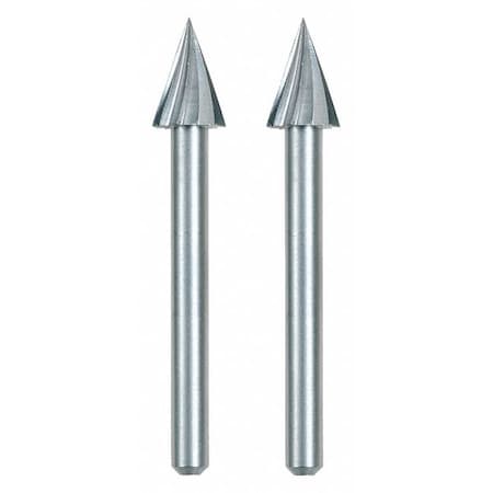 High Speed Cutter,1/4 In,PK2