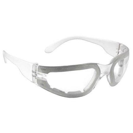 Mirage, Safety Glasses, Anti-Fog & Anti-Scratch, Clear Lens, Clear Frame, Full-Frame