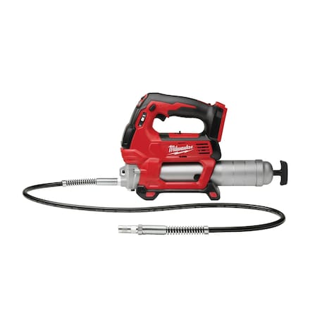 M18 MILWAUKEE Cordless Grease Gun: 18 V Battery Volt, Bare Tool, 10 fl oz Volume Per Min, Li-Ion