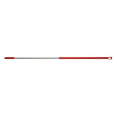 1510mm Color Coded Handle, 1 1/4 in Dia, Red, Stainless Steel