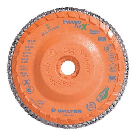 Flap Disc,Medium,Grit 60,Type 29