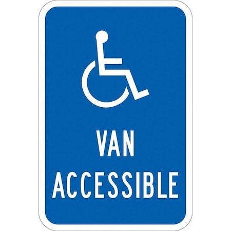 ADA Handicapped Parking Sign,18" x 12, T1-1135-DG_12x18
