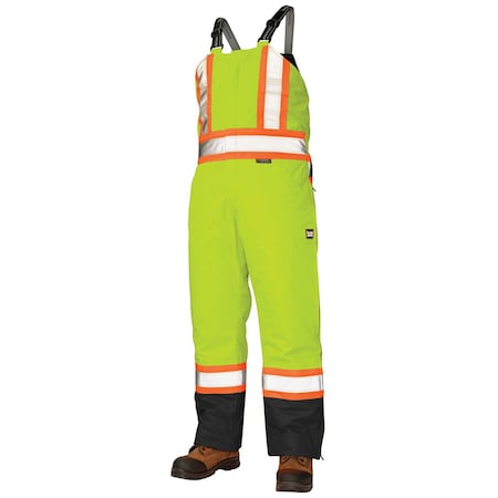 4X Hi-Vis Insulated Bibs, Florescent Green