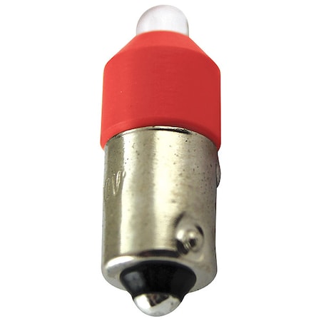 Miniature LED Bulb,24 Volts,Red